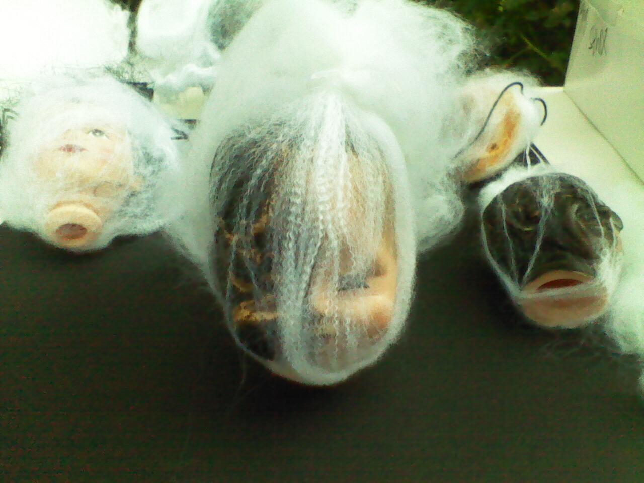 New Project: WebHeads! Create Spiderweb-Trapped Doll Heads for Halloween