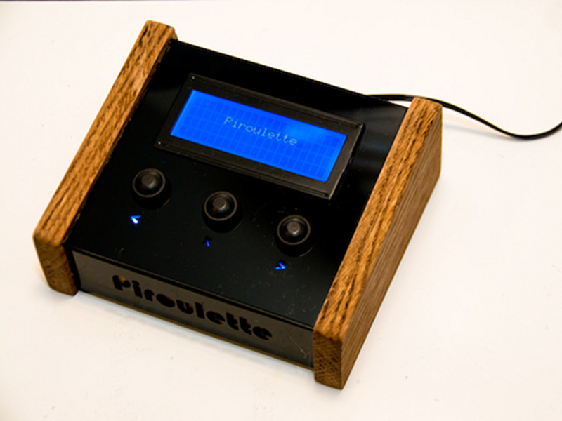 New Project: Piroulette: A Machine That Predicts Your Last Words