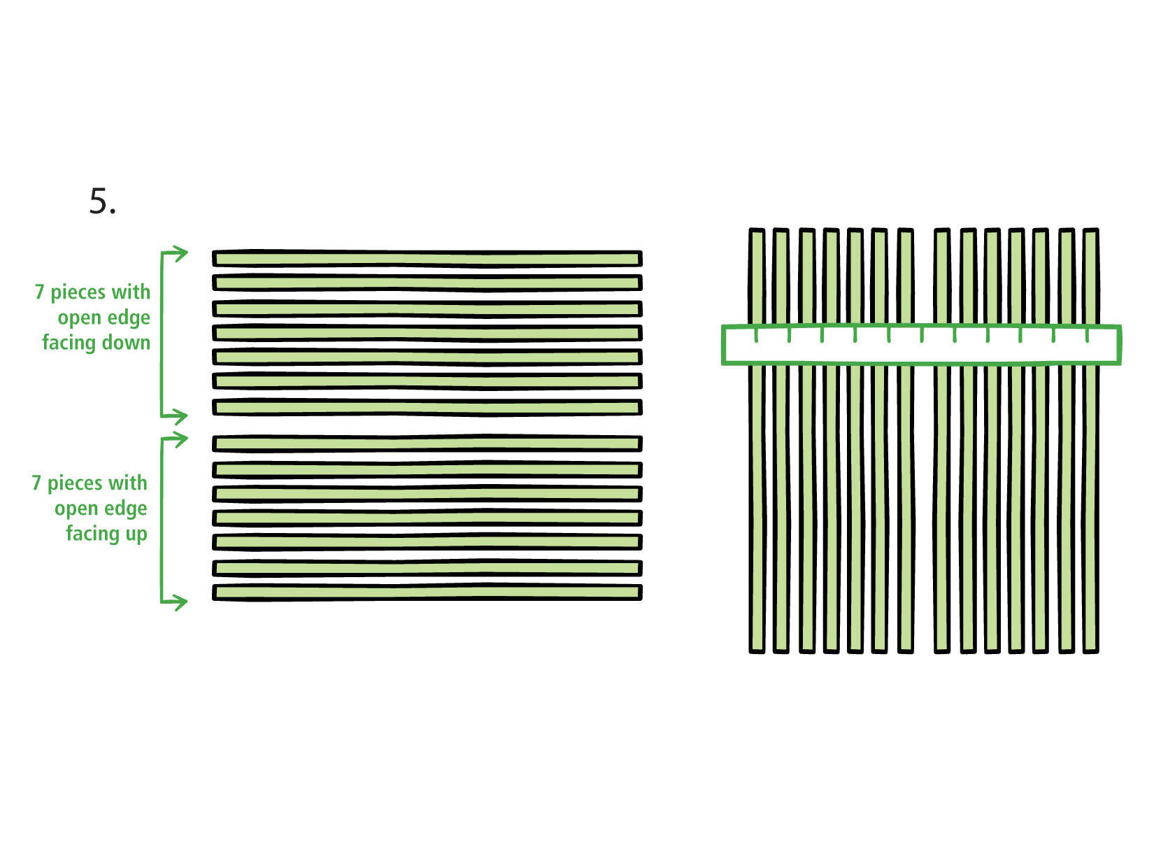 New Project: Scrap Paper Woven Basket