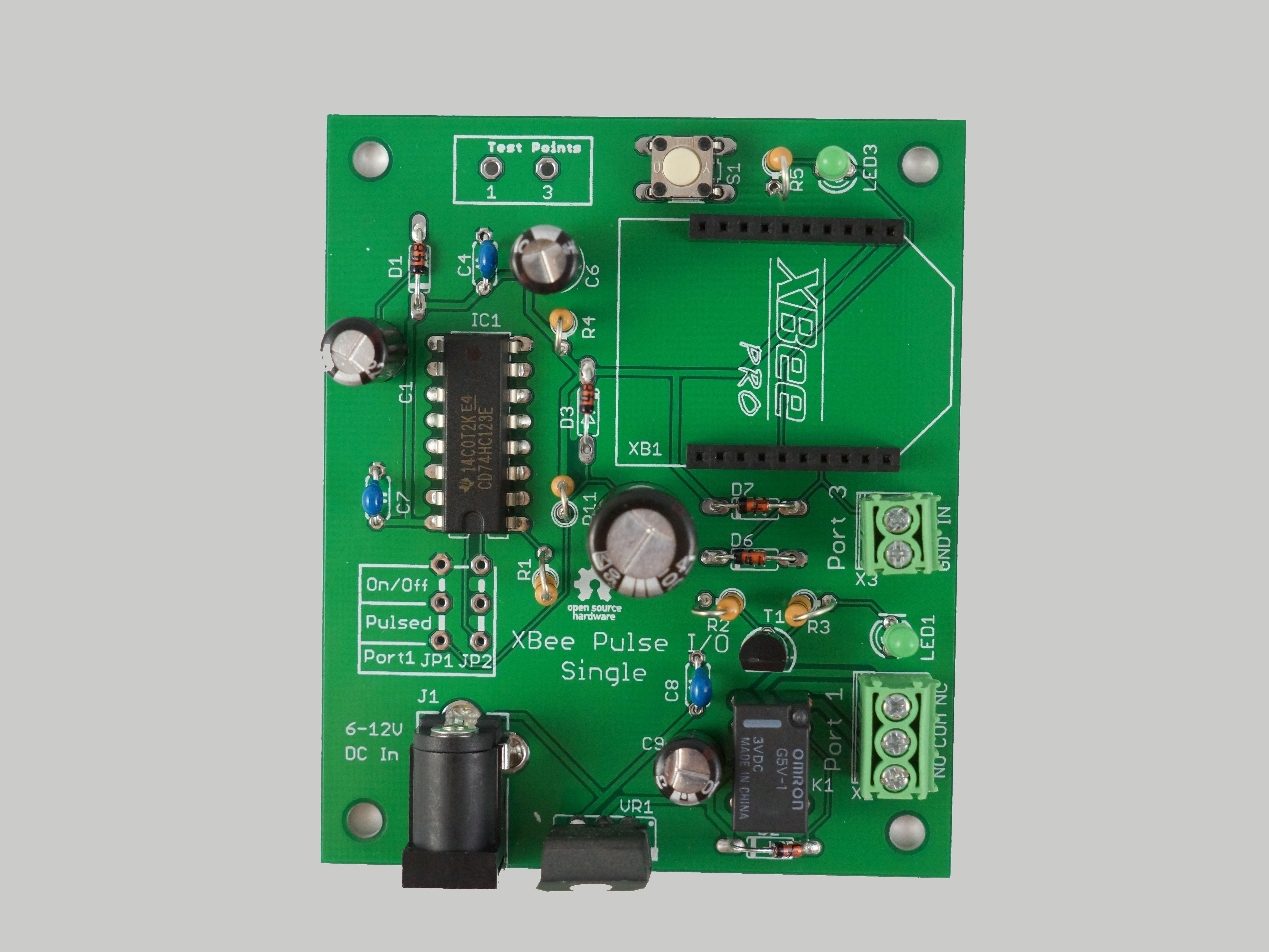 XBee Pulse I/O Single Port Assembly&nbsp;Instructions