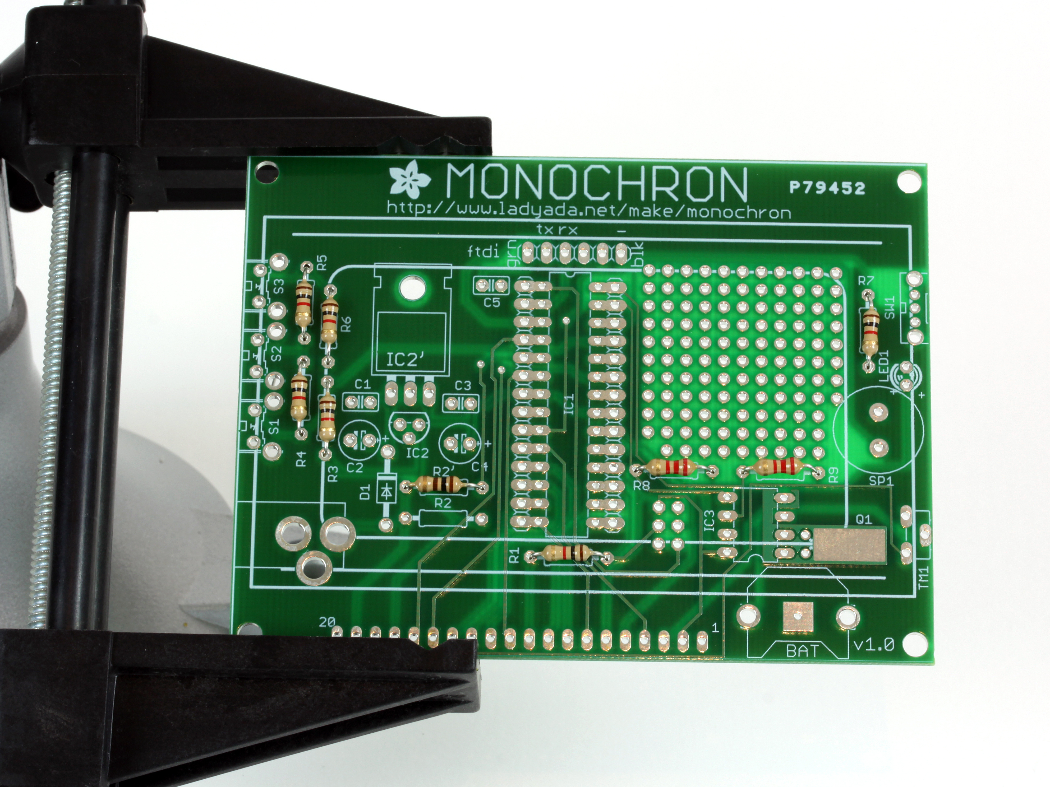 Build a Monochron Clock Kit