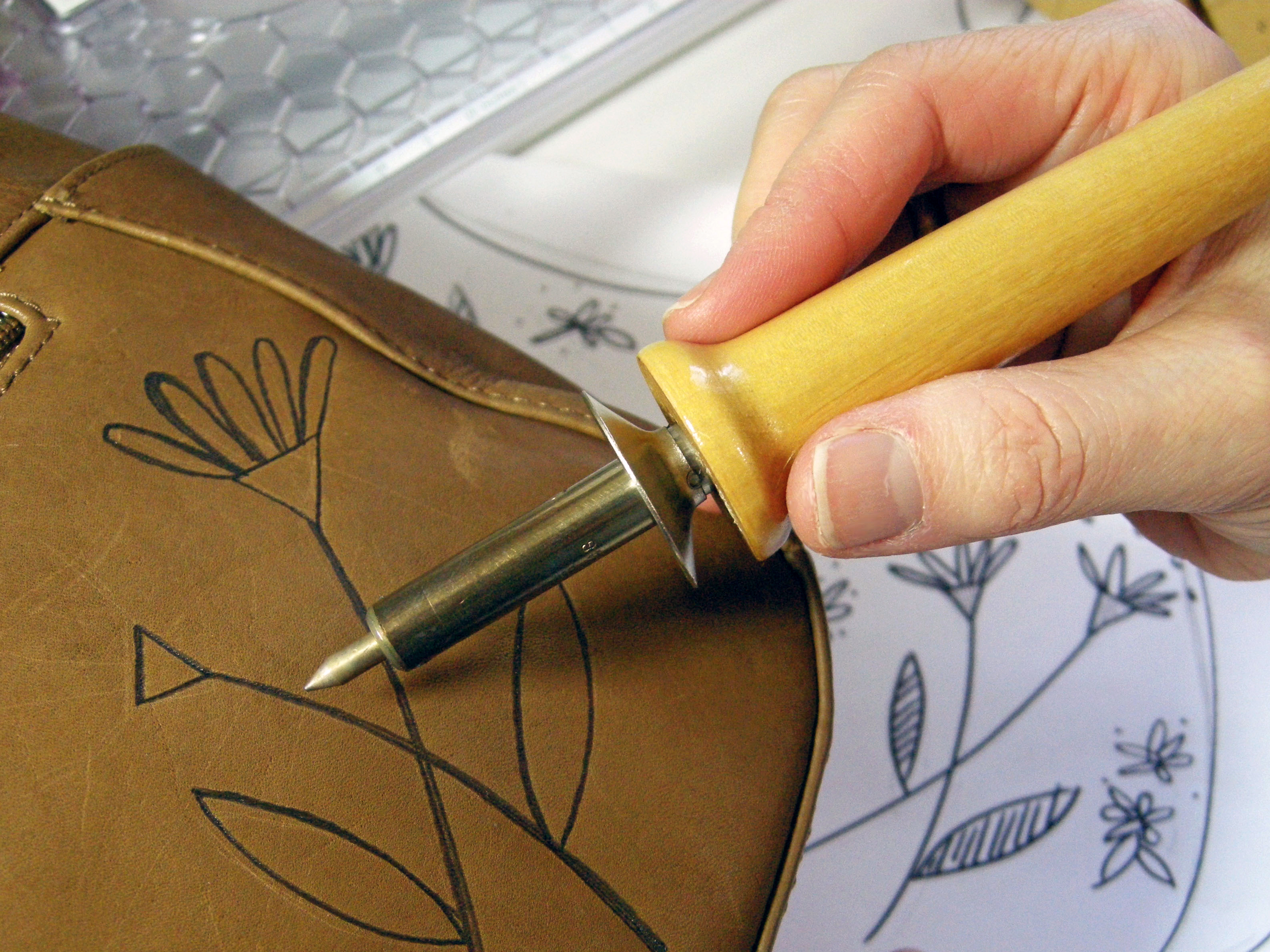 New Project: Leather Pyrography