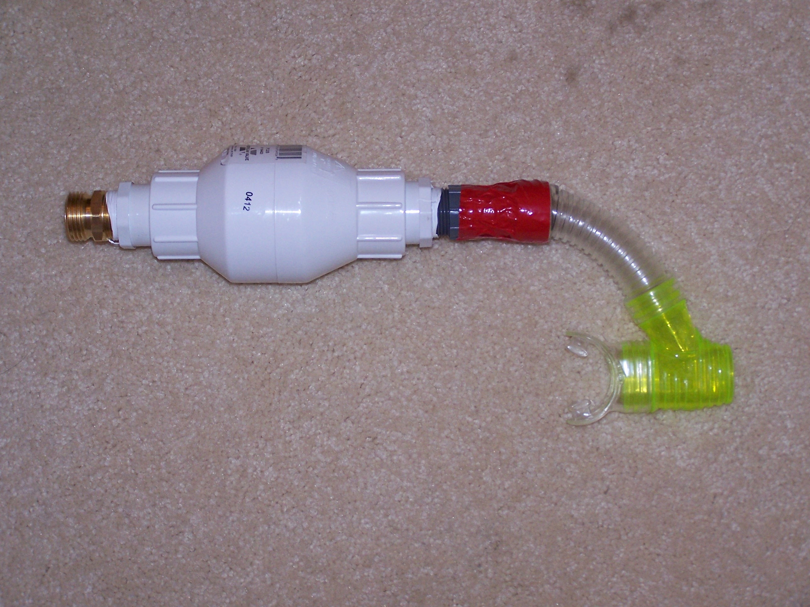 Garden Hose Snorkel