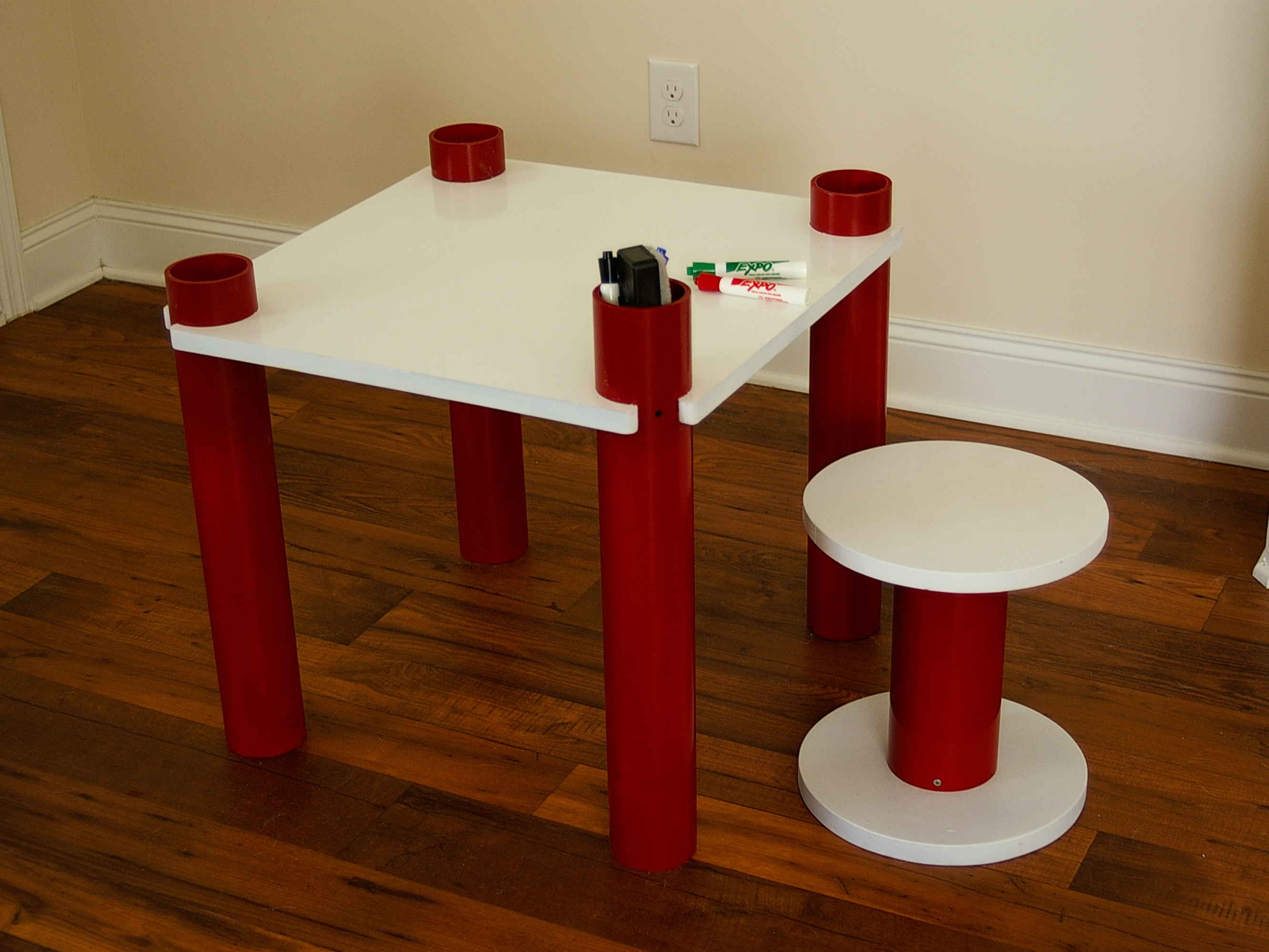 New Project: PVC Kids' Table and Stool