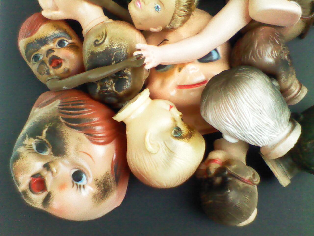 New Project: WebHeads! Create Spiderweb-Trapped Doll Heads for Halloween