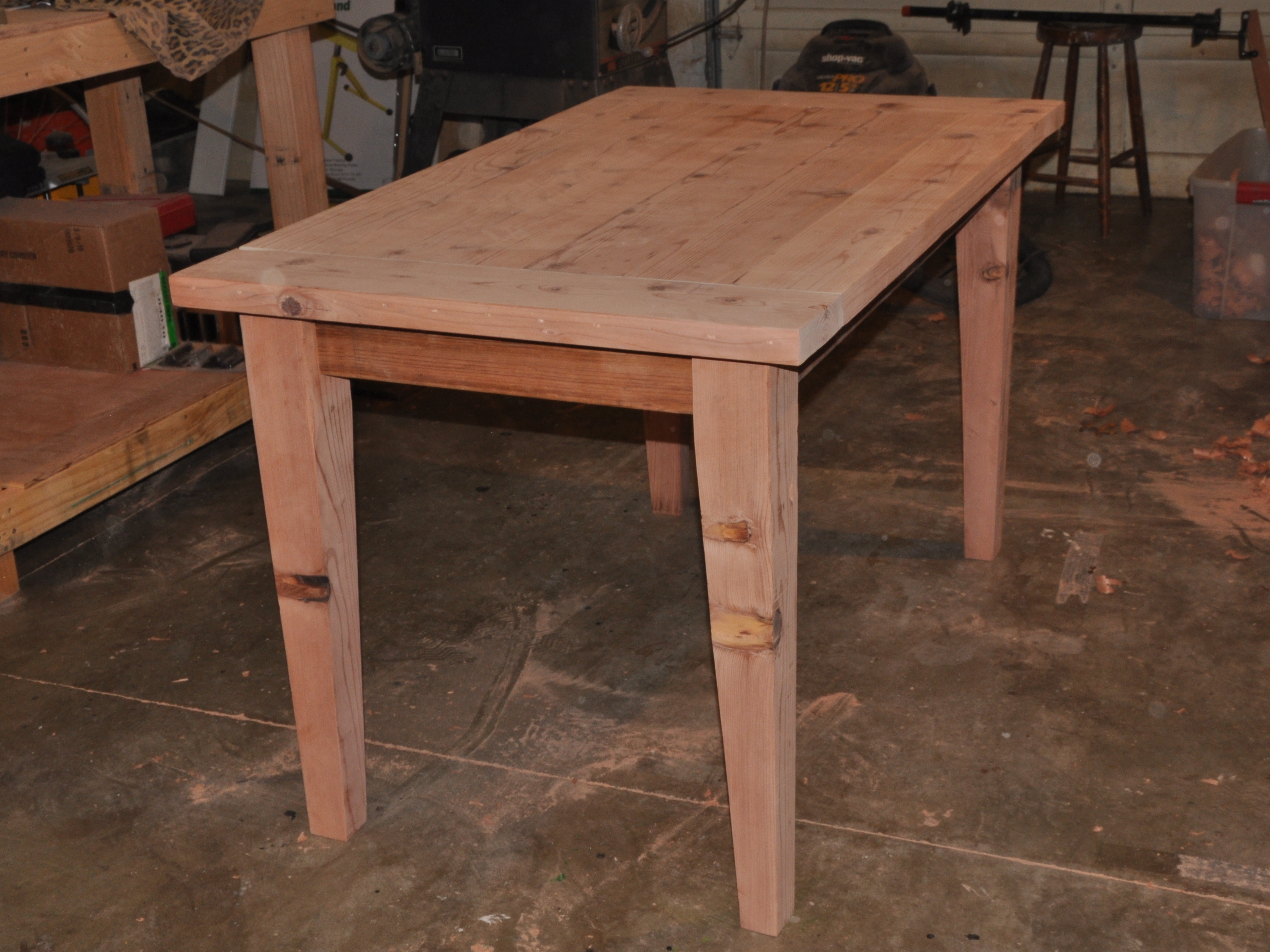 New Project: Wooden Table