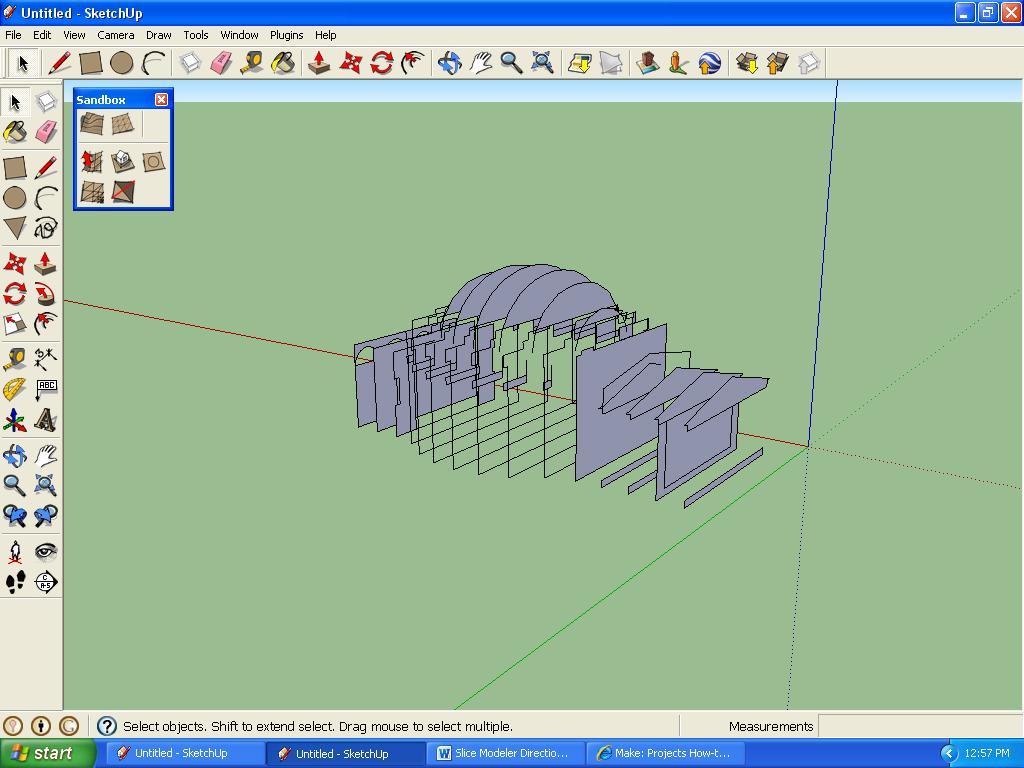 Slice Modeler SketchUp Plugin&nbsp;Directions