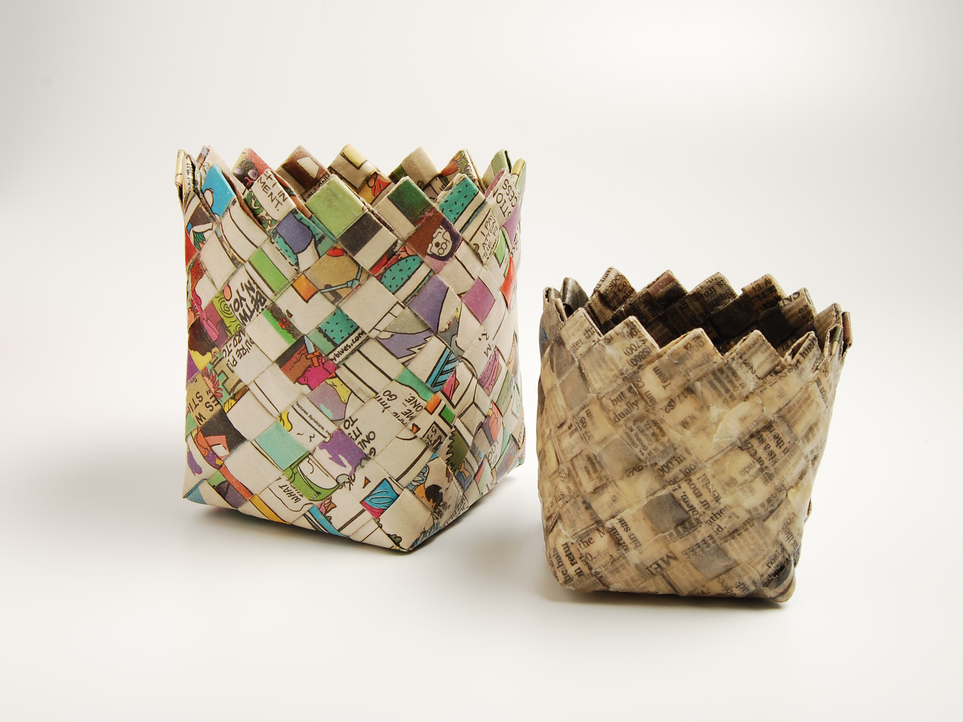 New Project: Woven Map Basket
