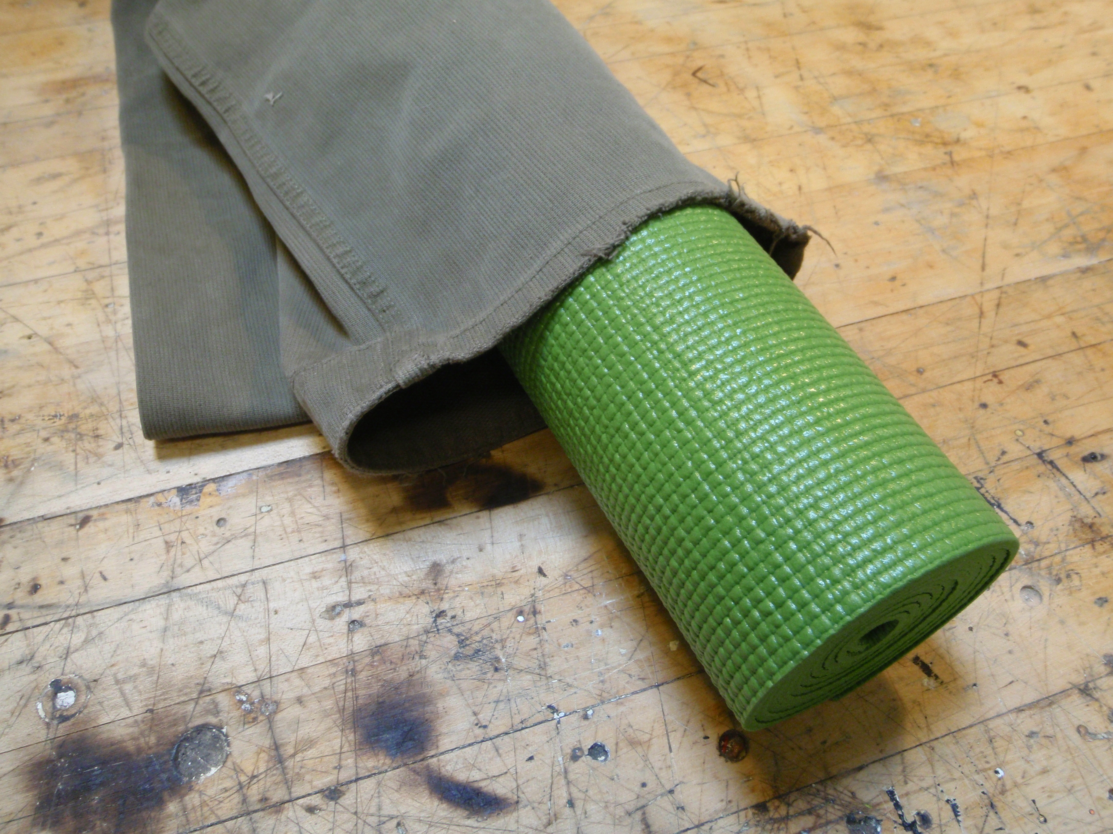 Yoga Mat Bag from Old Pants