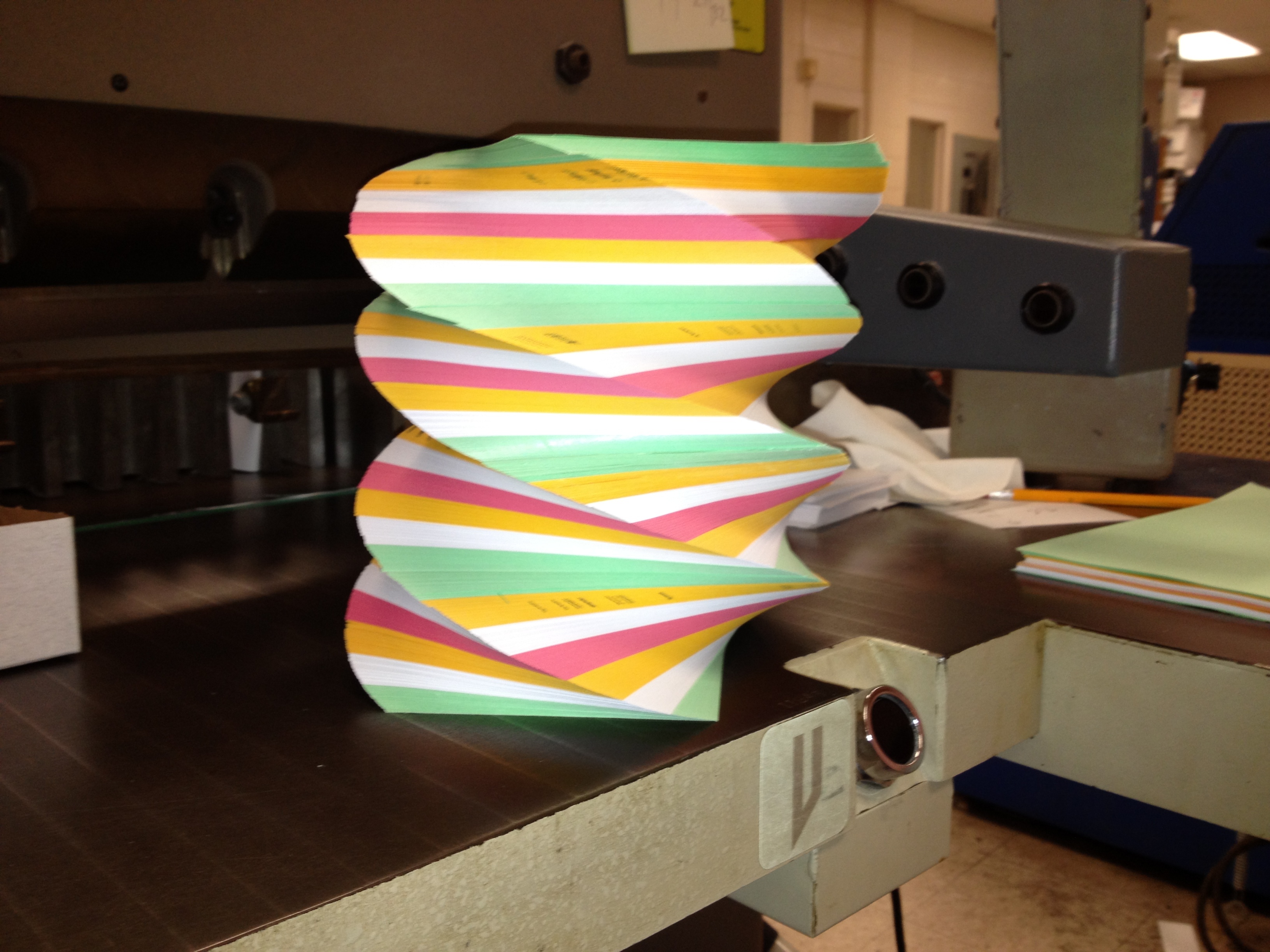 New Project: Multicolor Spiral Paper Pad