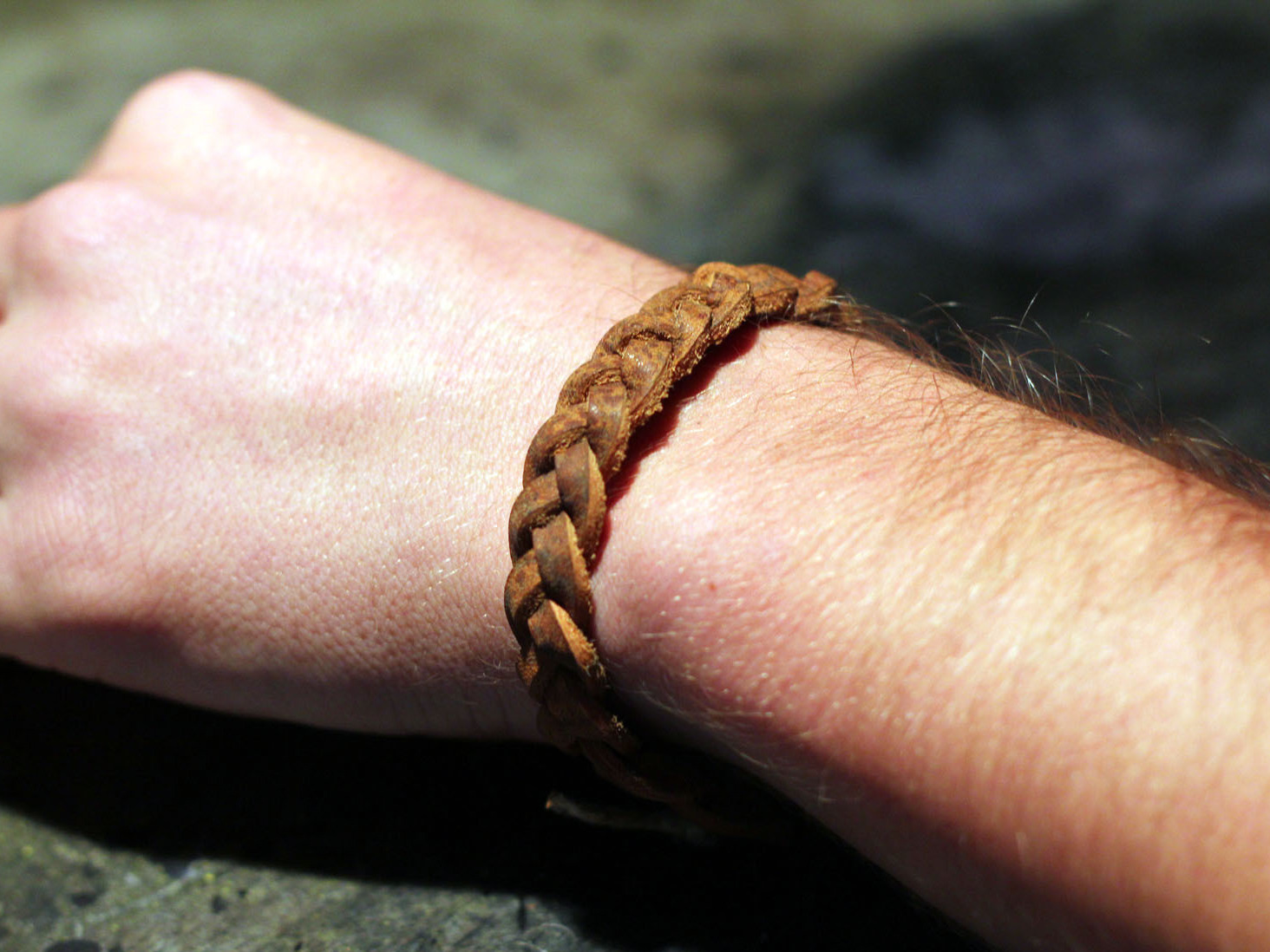 New Project: Braided Leather Bracelet