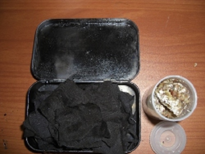 Altoids Tin Char Cloth