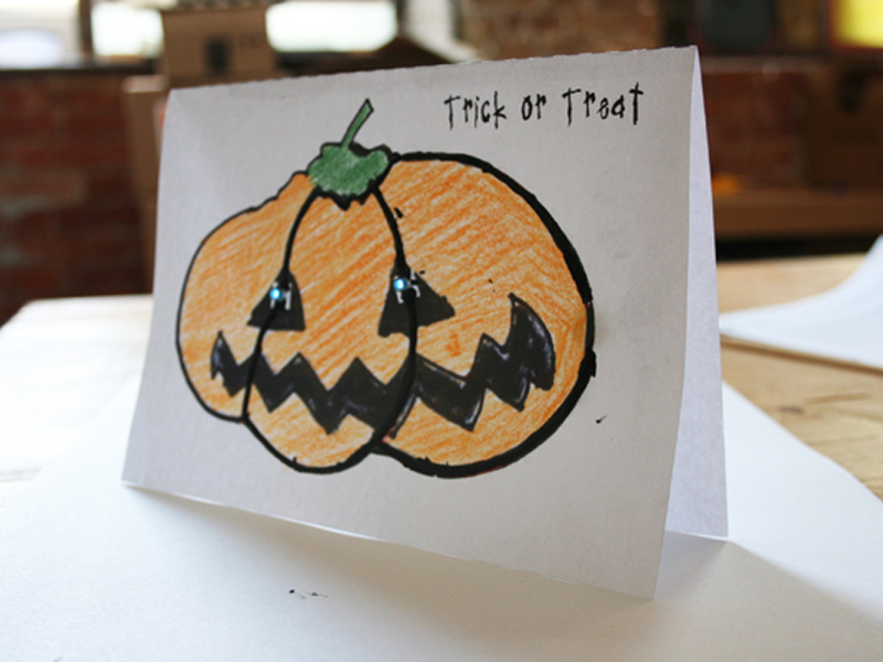 Glowing Halloween&nbsp;Card