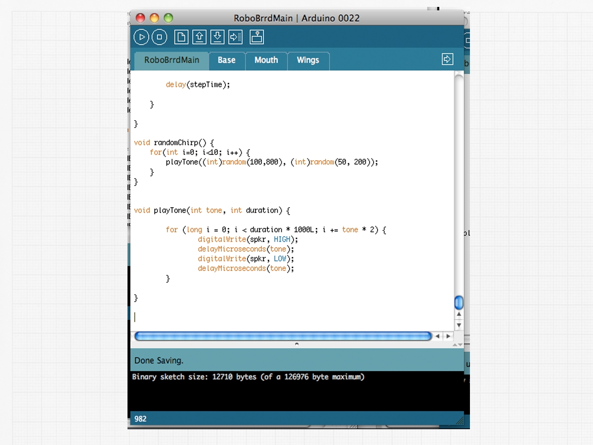 New Project: RoboBrrd