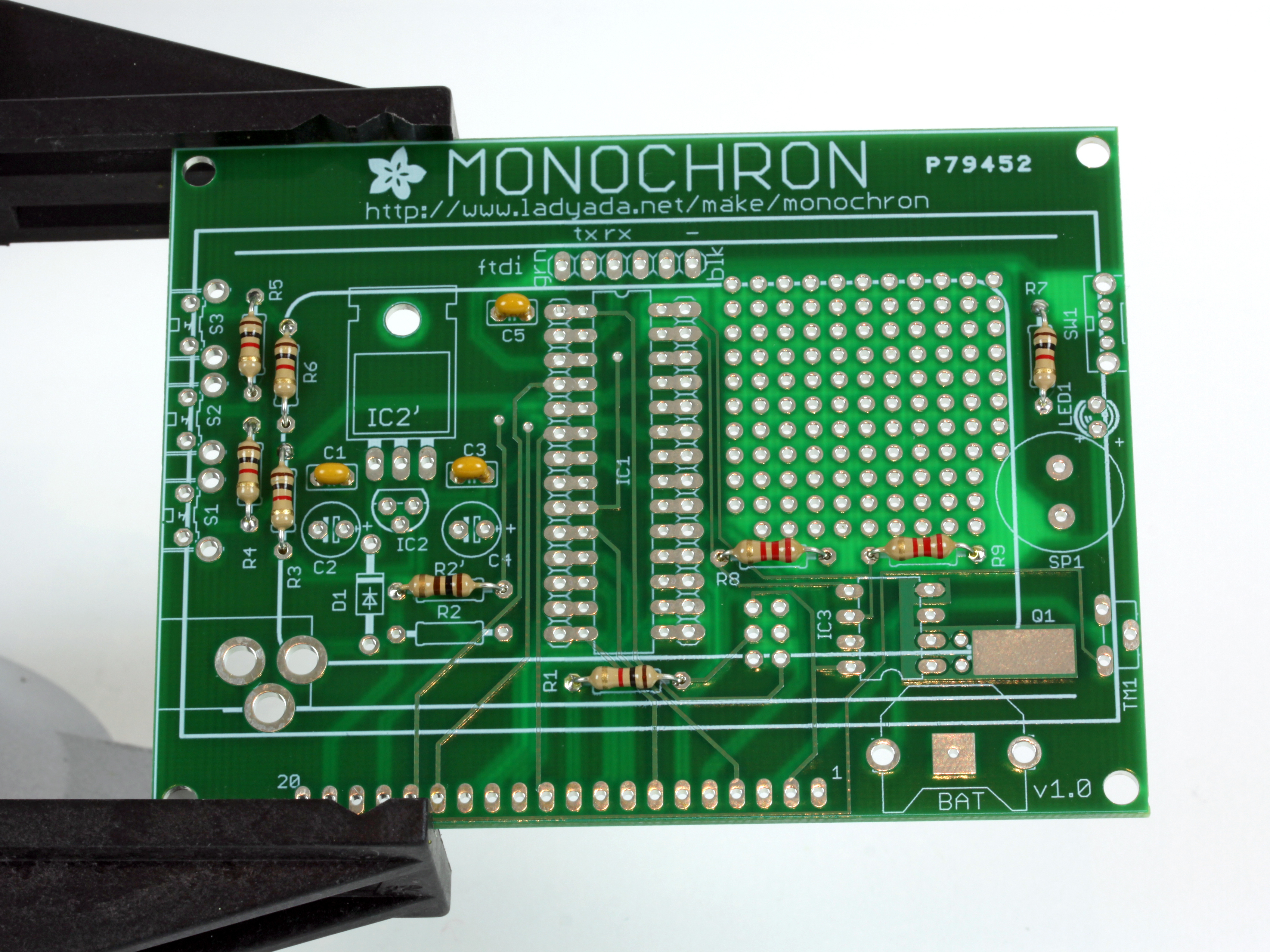 Build a Monochron Clock Kit