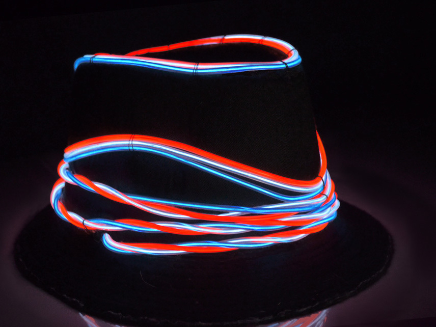 New Project: EZ-EL Wire 4th of July Hat