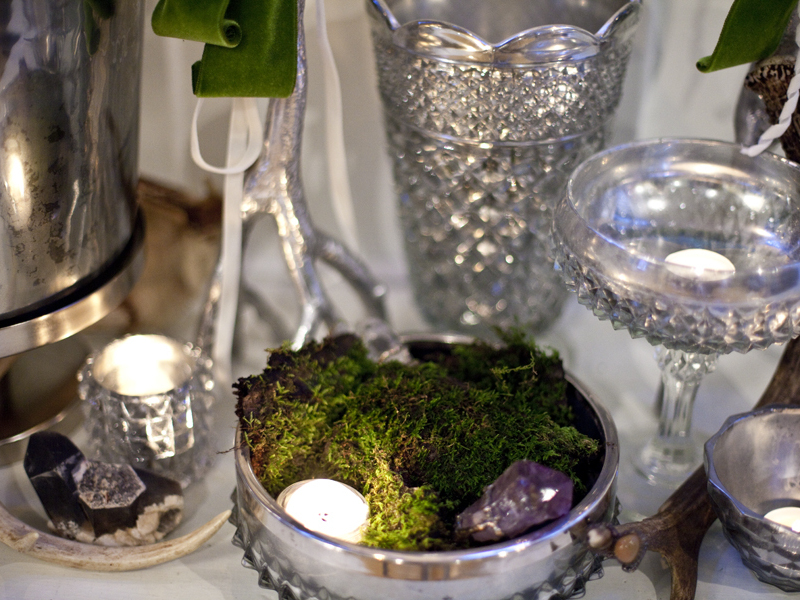 Faux Mercury Glass from Recycled&nbsp;Vases
