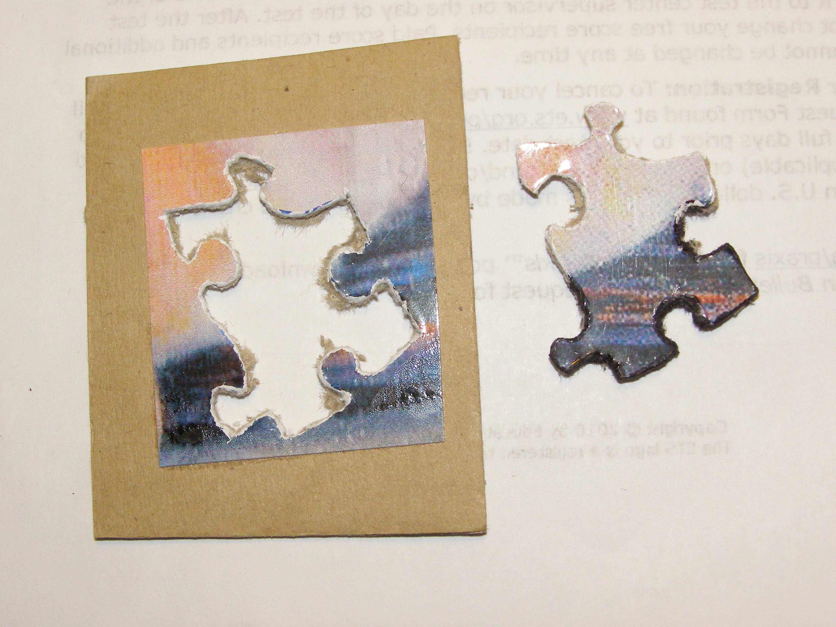 New Project: Fabricate Pieces to Complete a Defective Jigsaw Puzzle