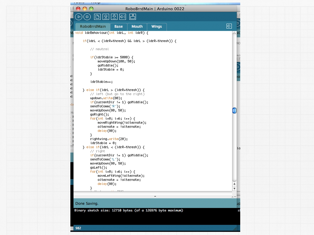 New Project: RoboBrrd