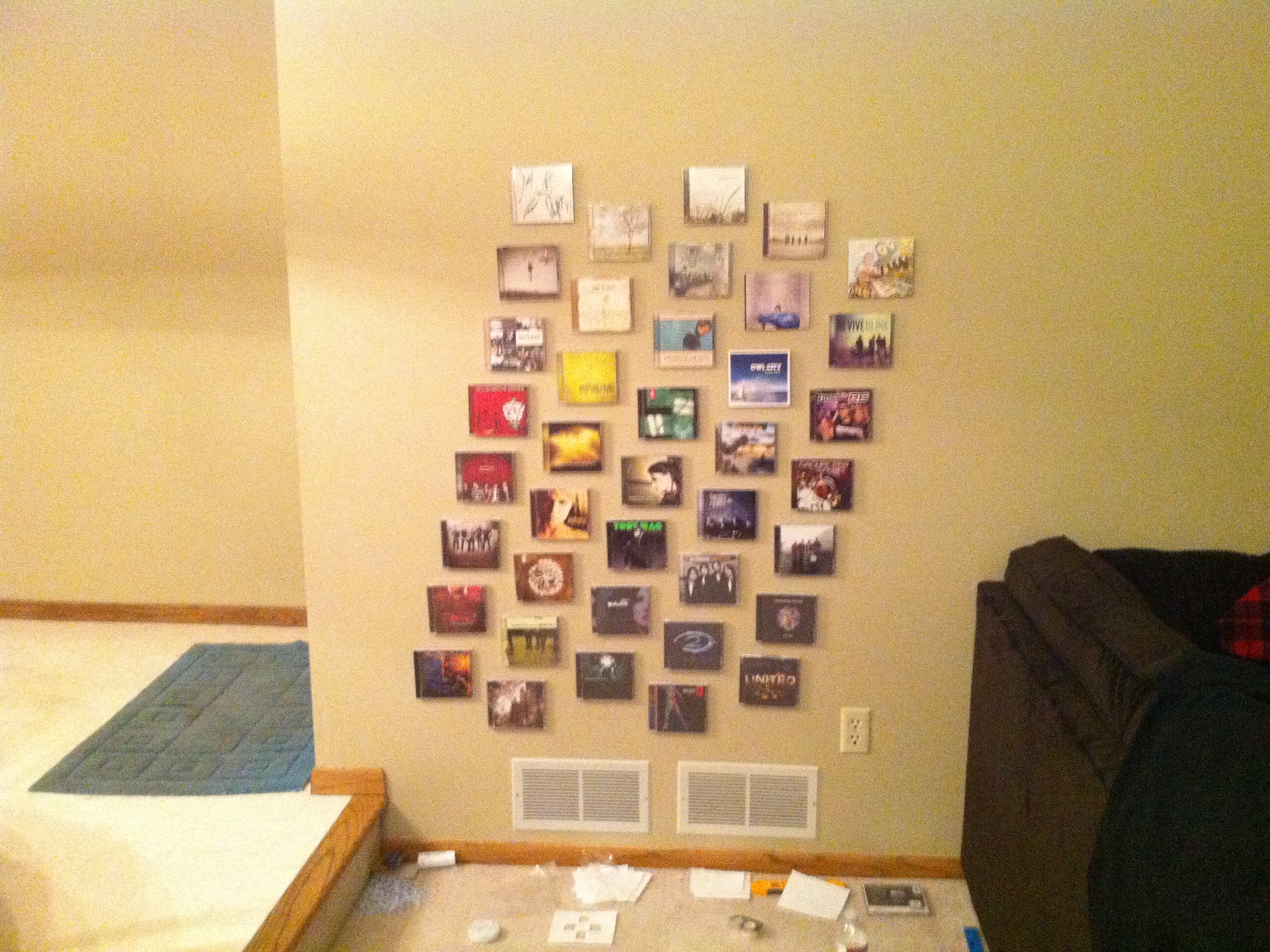 New Project: Interactive Wall of CDs