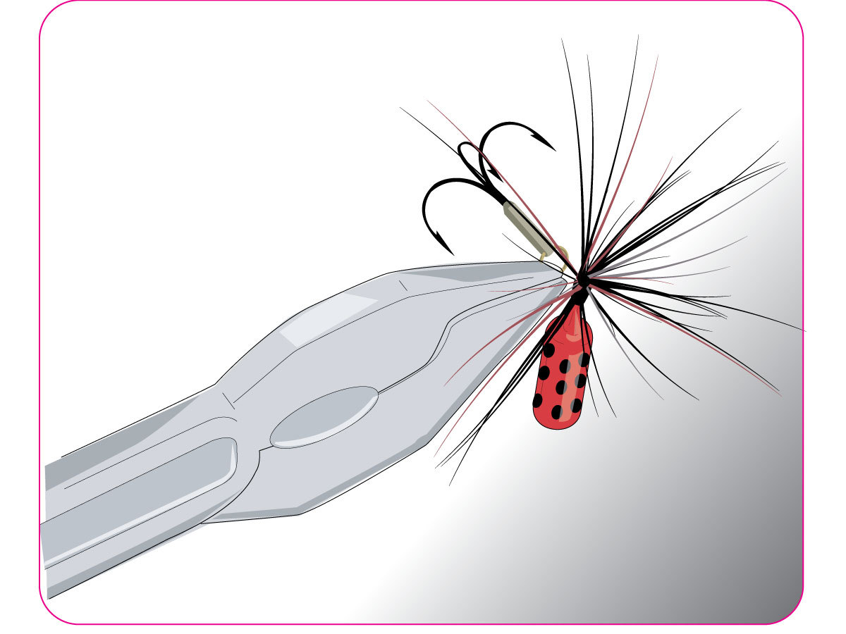 Punk Rock Fishing Lure Earrings