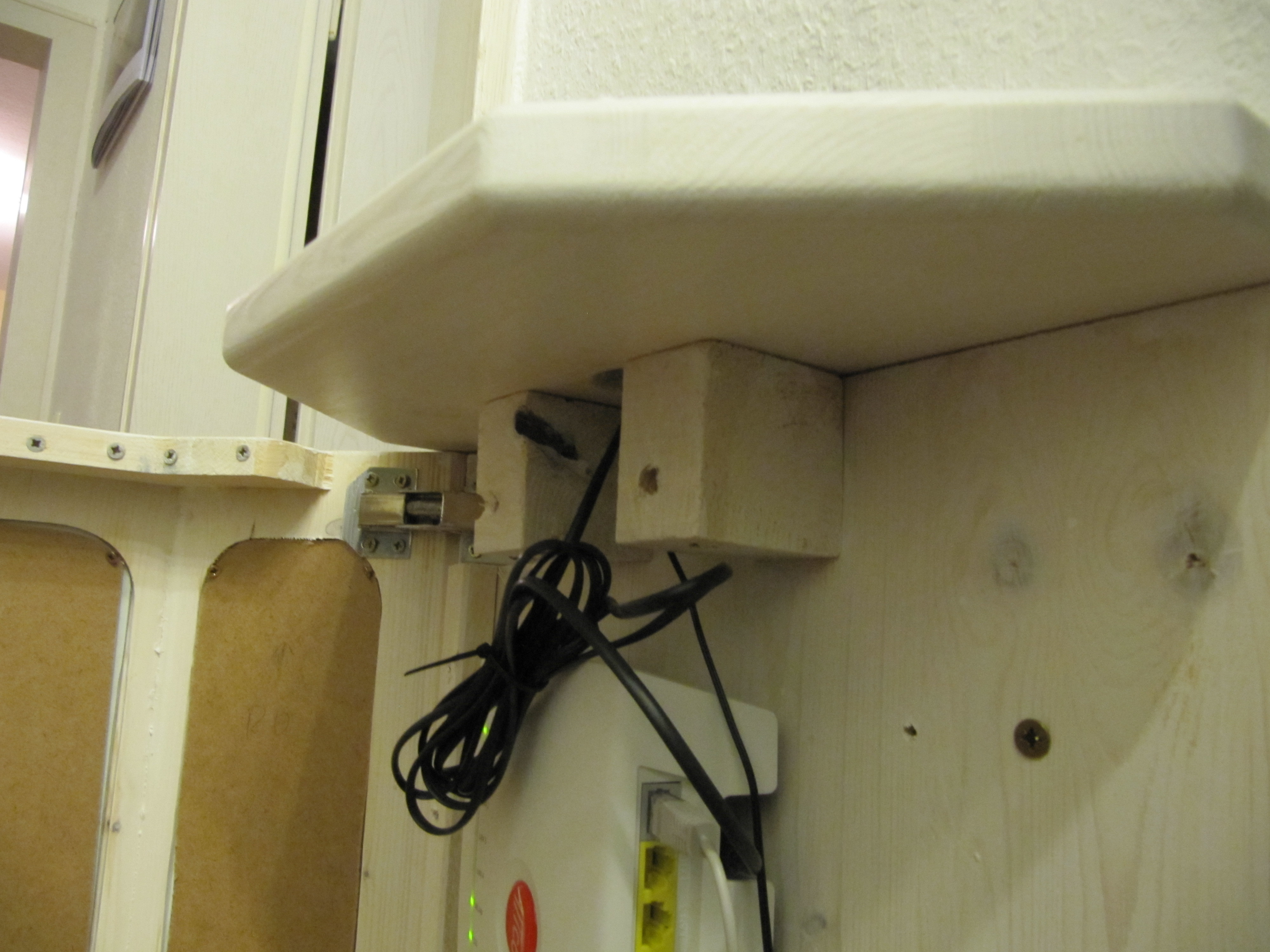 Telephone and WLAN Router&nbsp;Cabinet