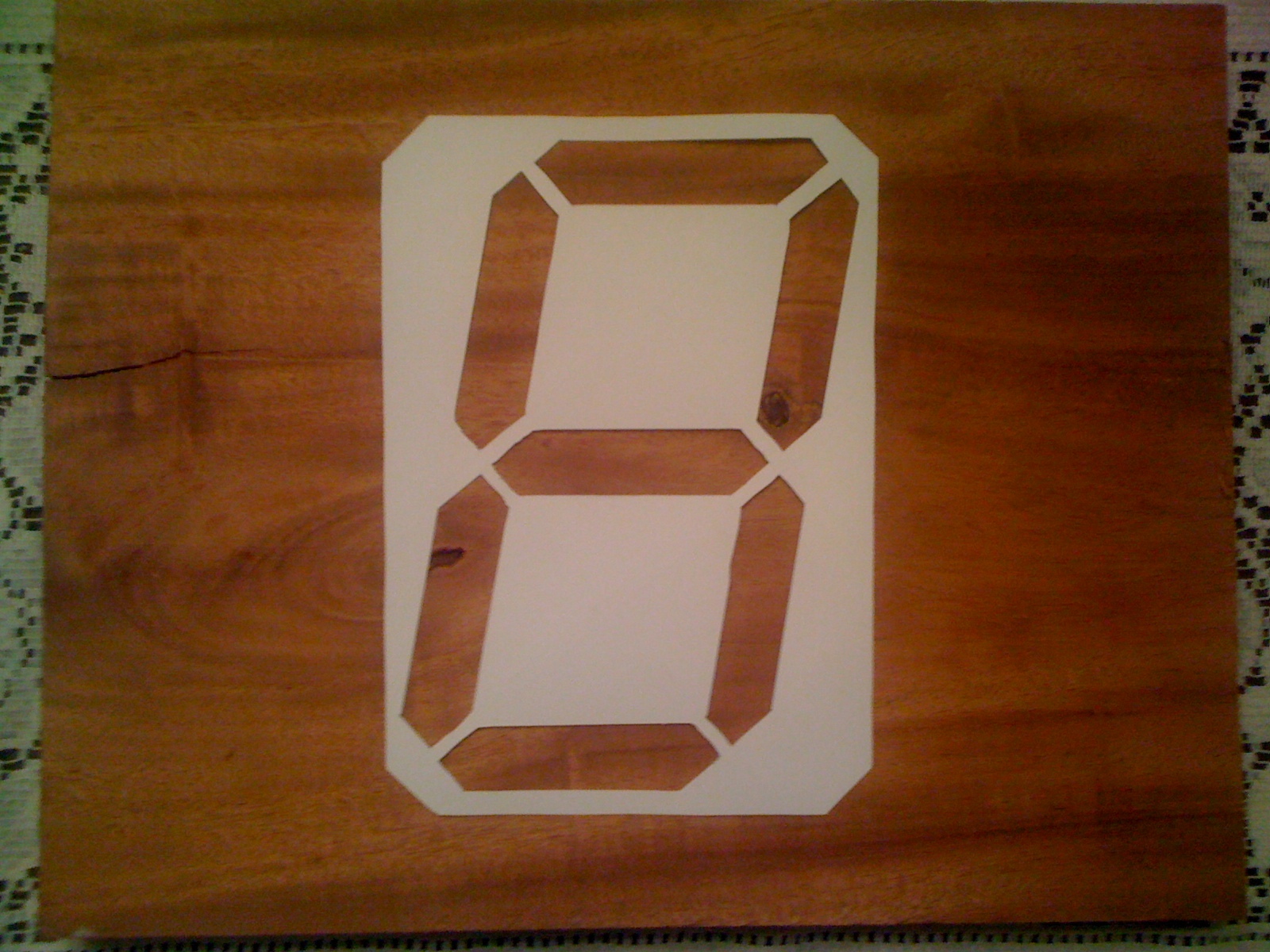 New Project: 4-Foot Wooden Digital Clock