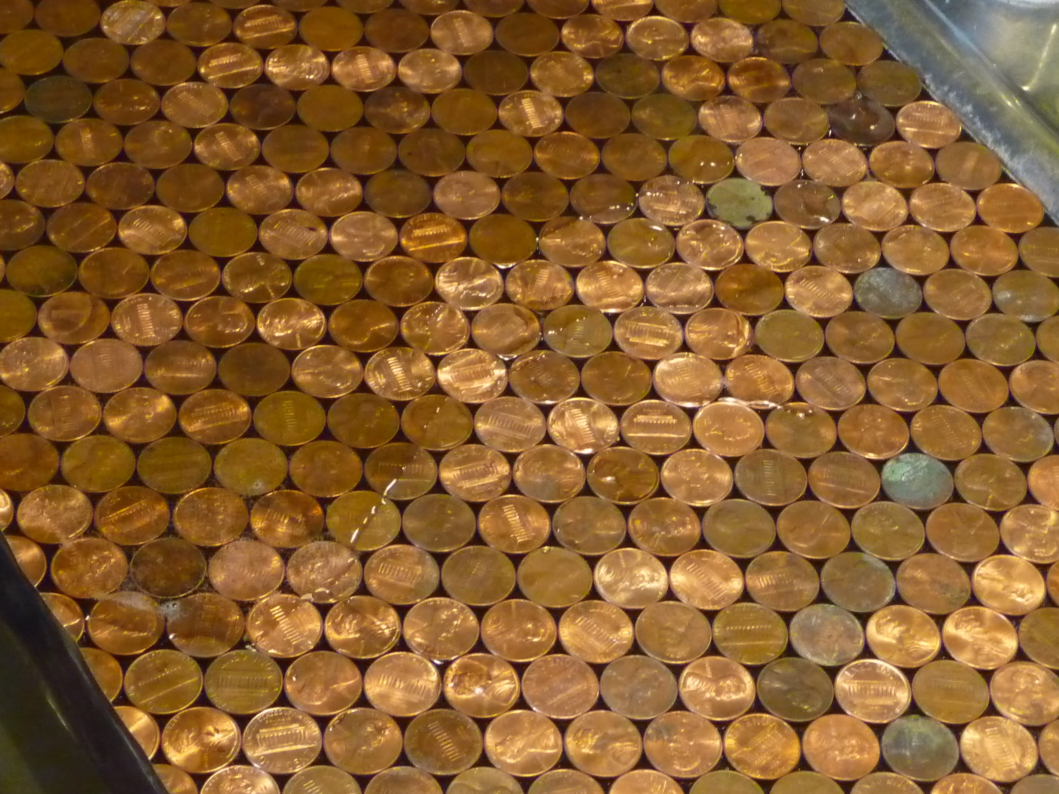 Install a Penny&nbsp;Countertop