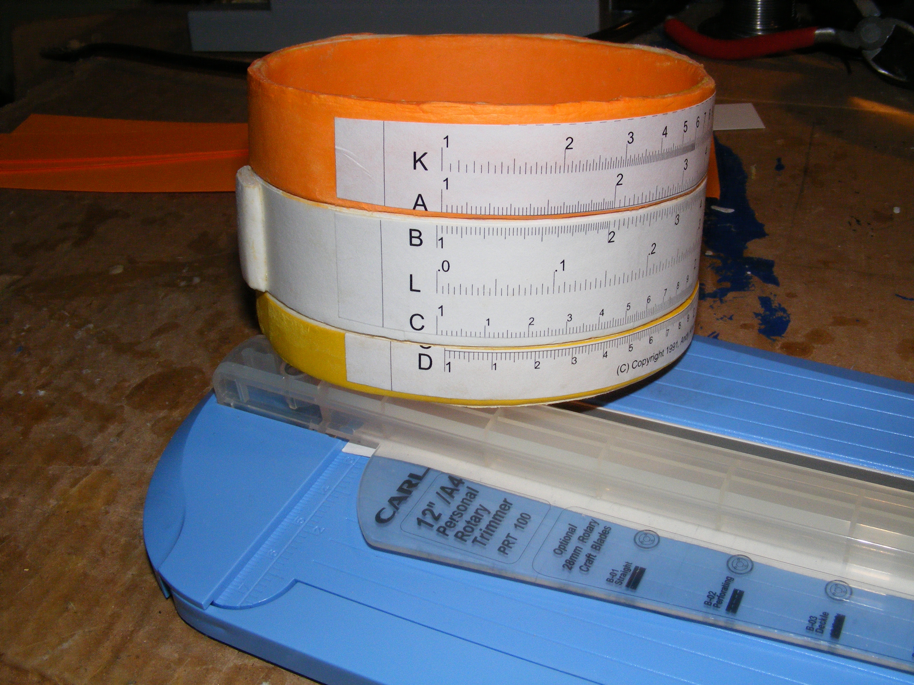 Wearable Slide Rule Bangle&nbsp;Bracelet