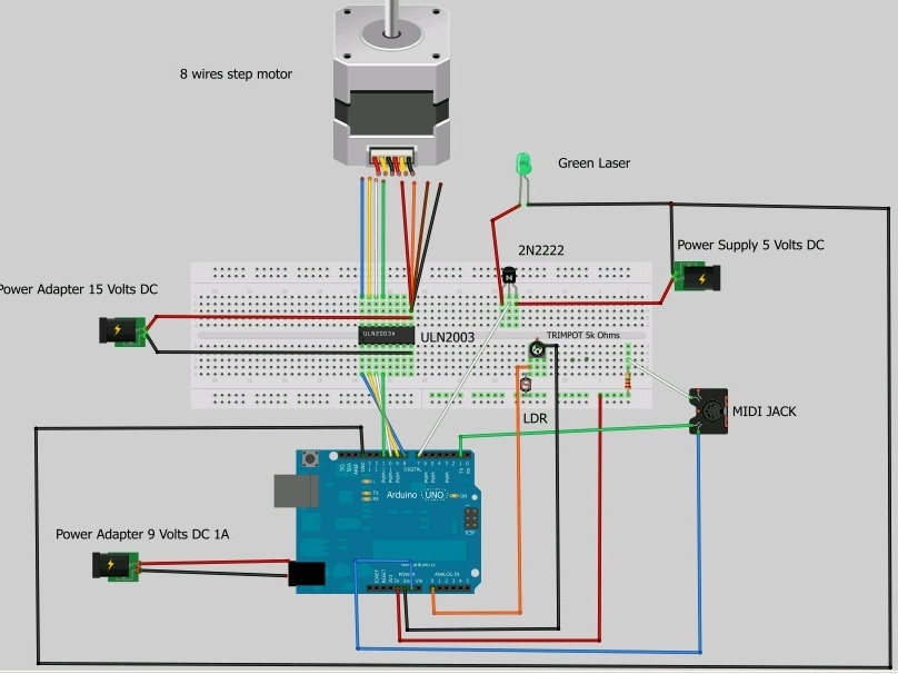 Laser Harp (Frameless – Open&nbsp;Source)