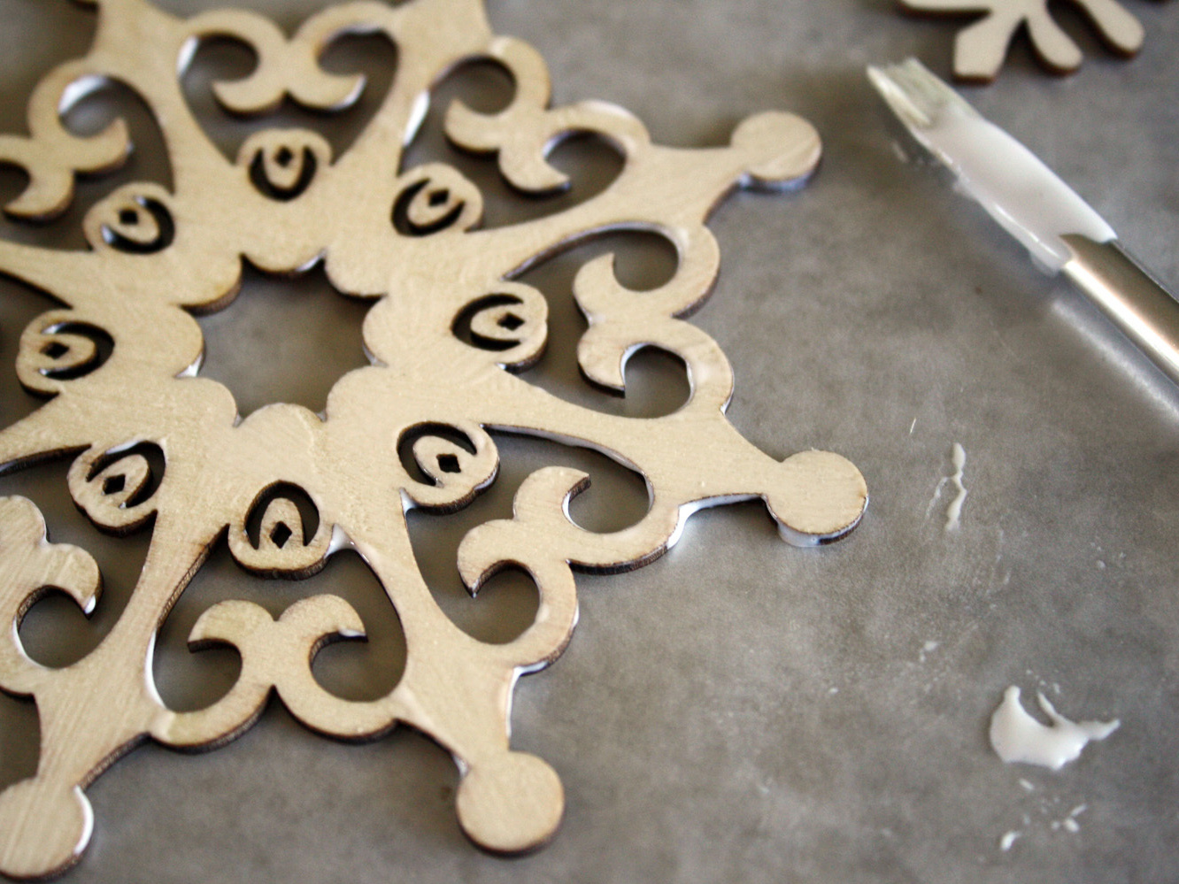 Snowflake&nbsp;Coasters