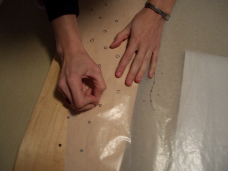 Stitched&nbsp;Skateboard