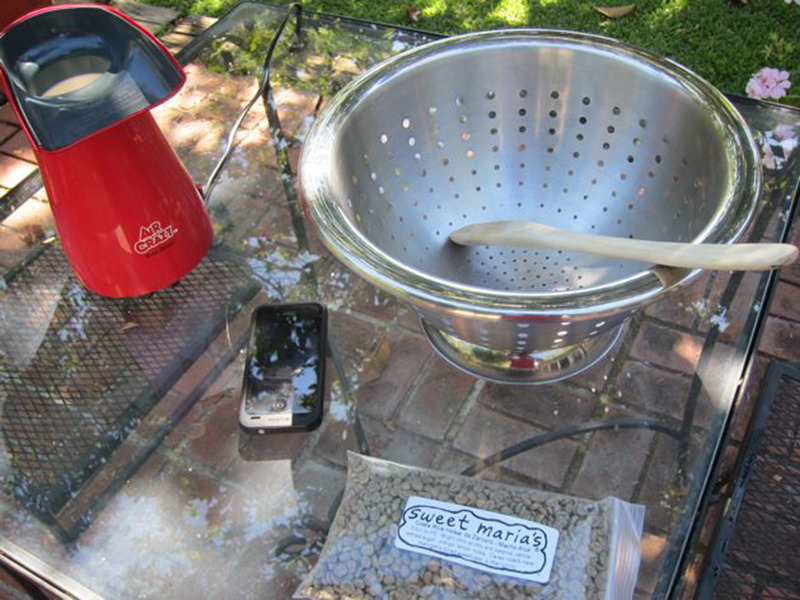 Roast Coffee with a Popcorn Popper