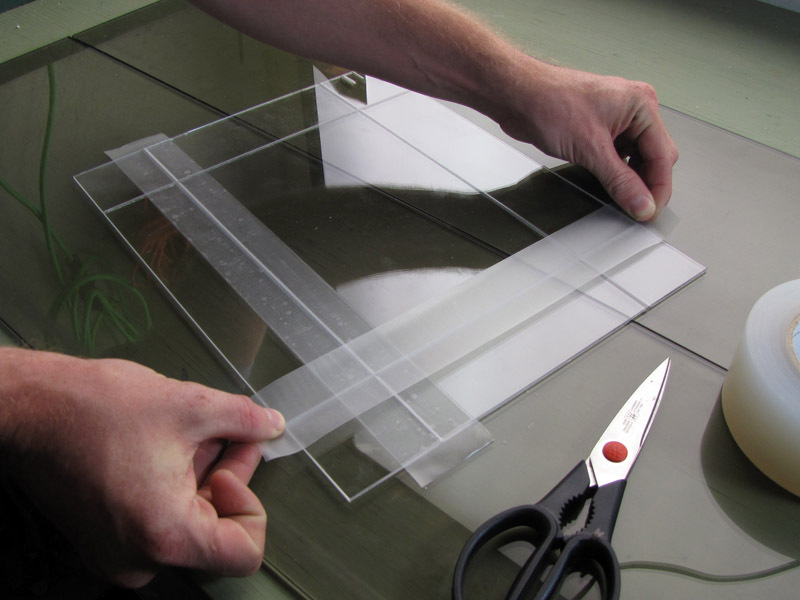 Tape-Hinge Acrylic Box&nbsp;Construction