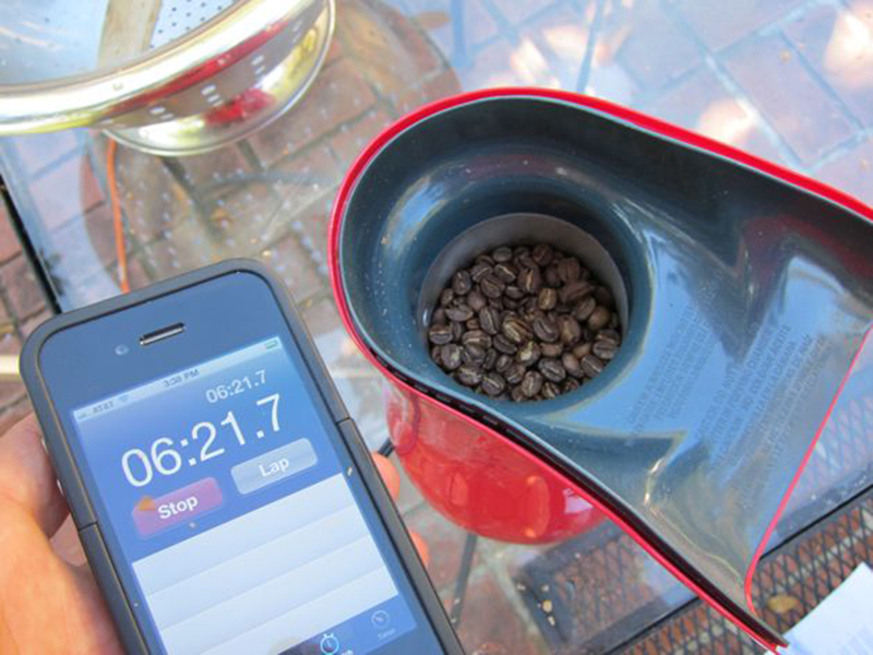 Roast Coffee with a Popcorn Popper