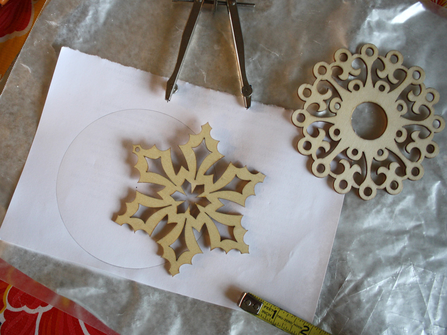Snowflake&nbsp;Coasters
