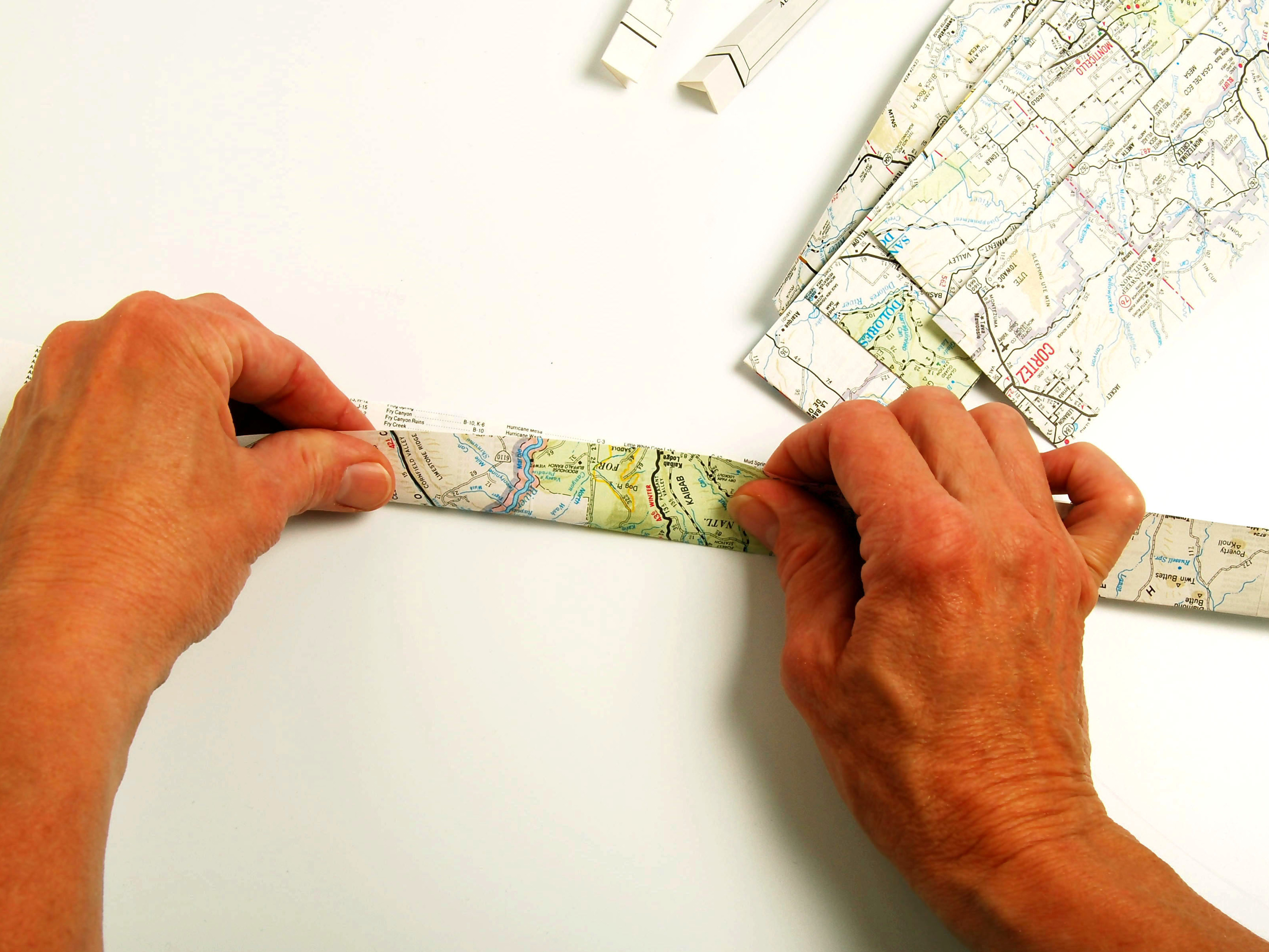 New Project: Woven Map Basket