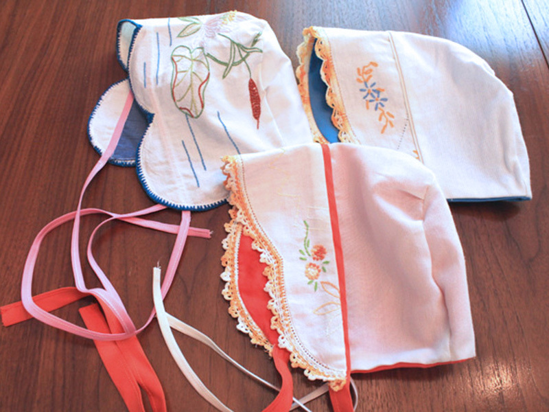 Bonnet from Vintage&nbsp;Linens