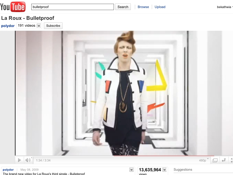 La Roux&nbsp;Costume