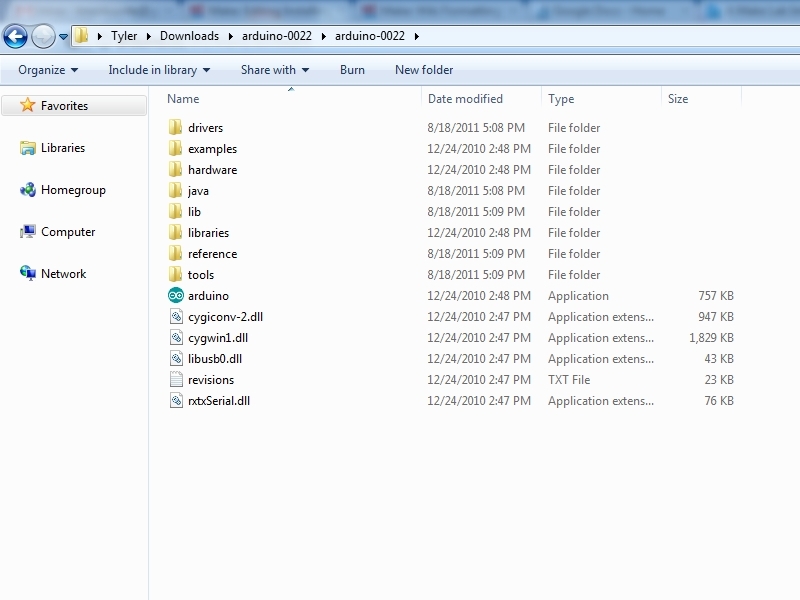 Installing Arduino Mega ADK drivers for Arduino&nbsp;0022
