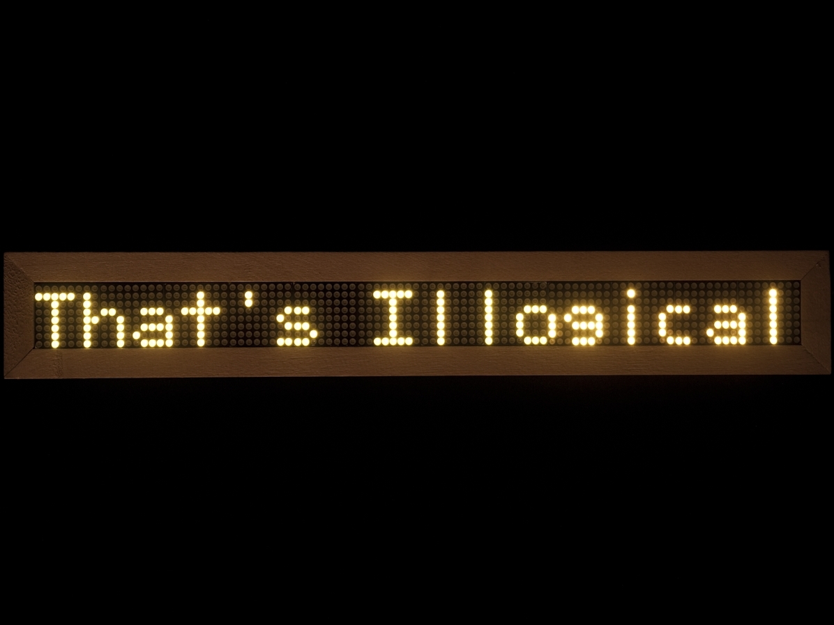 PS/2/You LED&nbsp;Sign