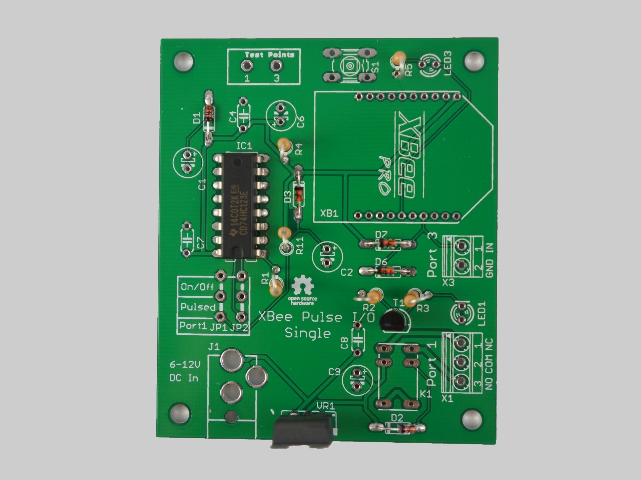XBee Pulse I/O Single Port Assembly&nbsp;Instructions