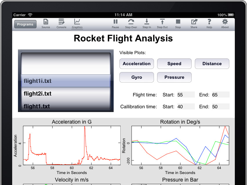 Analyze Data from iPhone Rocket&nbsp;Flights