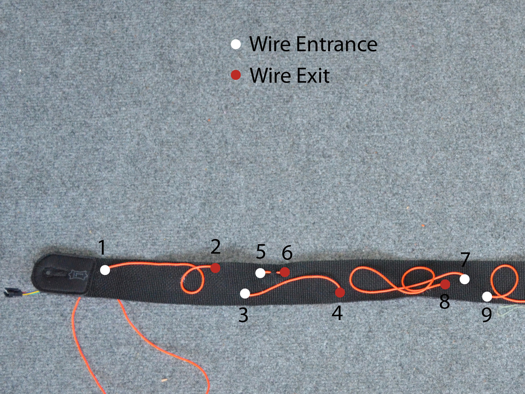 EZ-EL Electric Guitar&nbsp;Strap