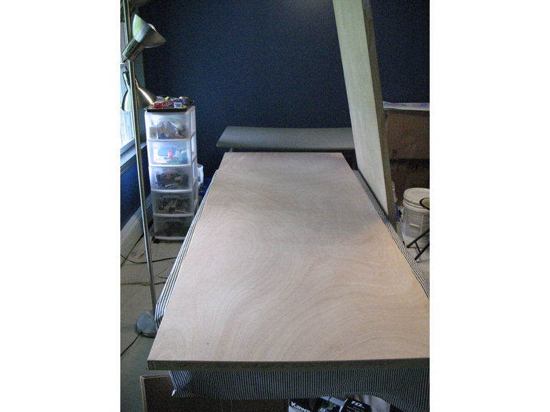 Headboard Made with 2 Doors