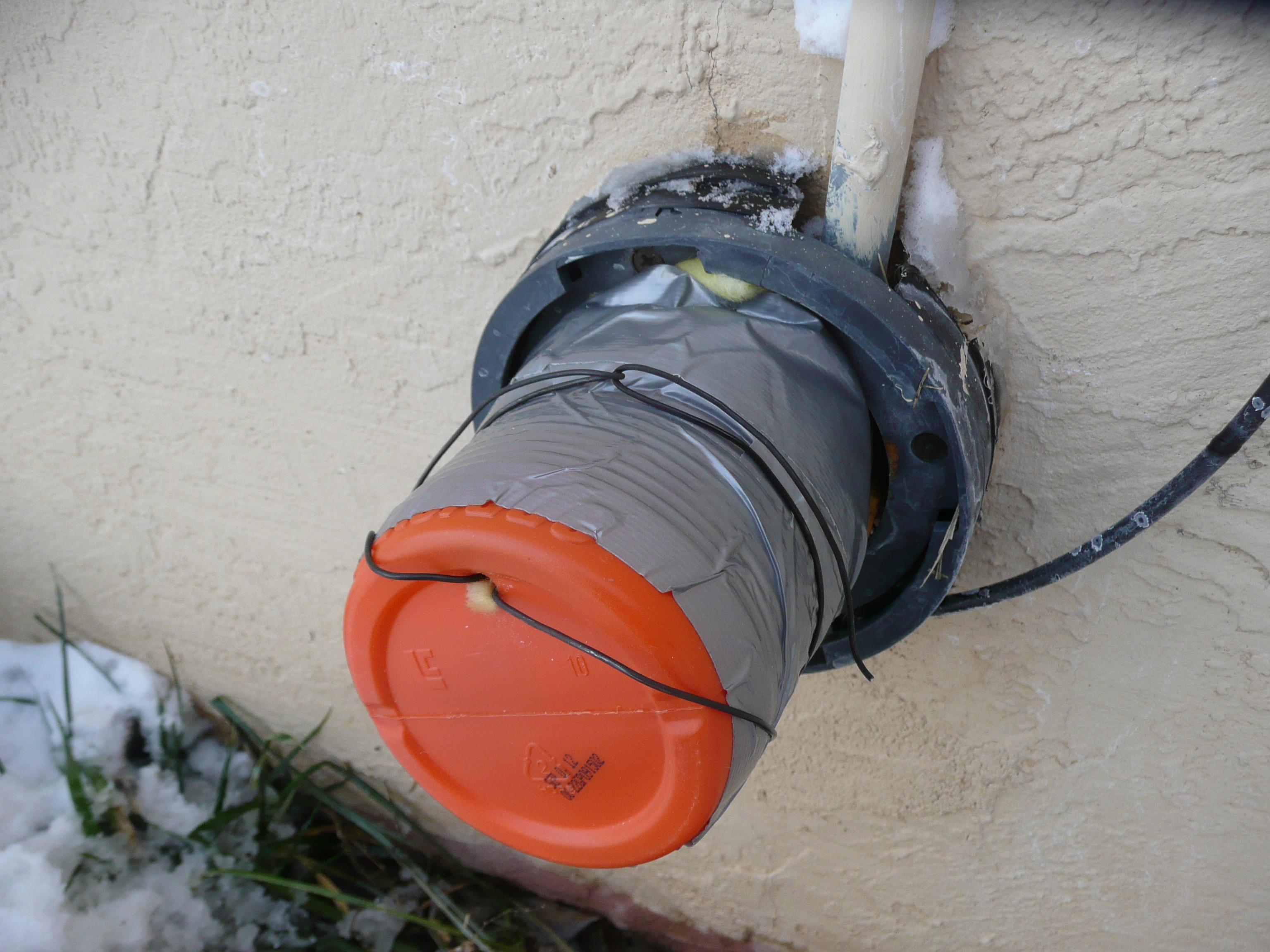 New Project: Outdoor Faucet Cover in a Hurry