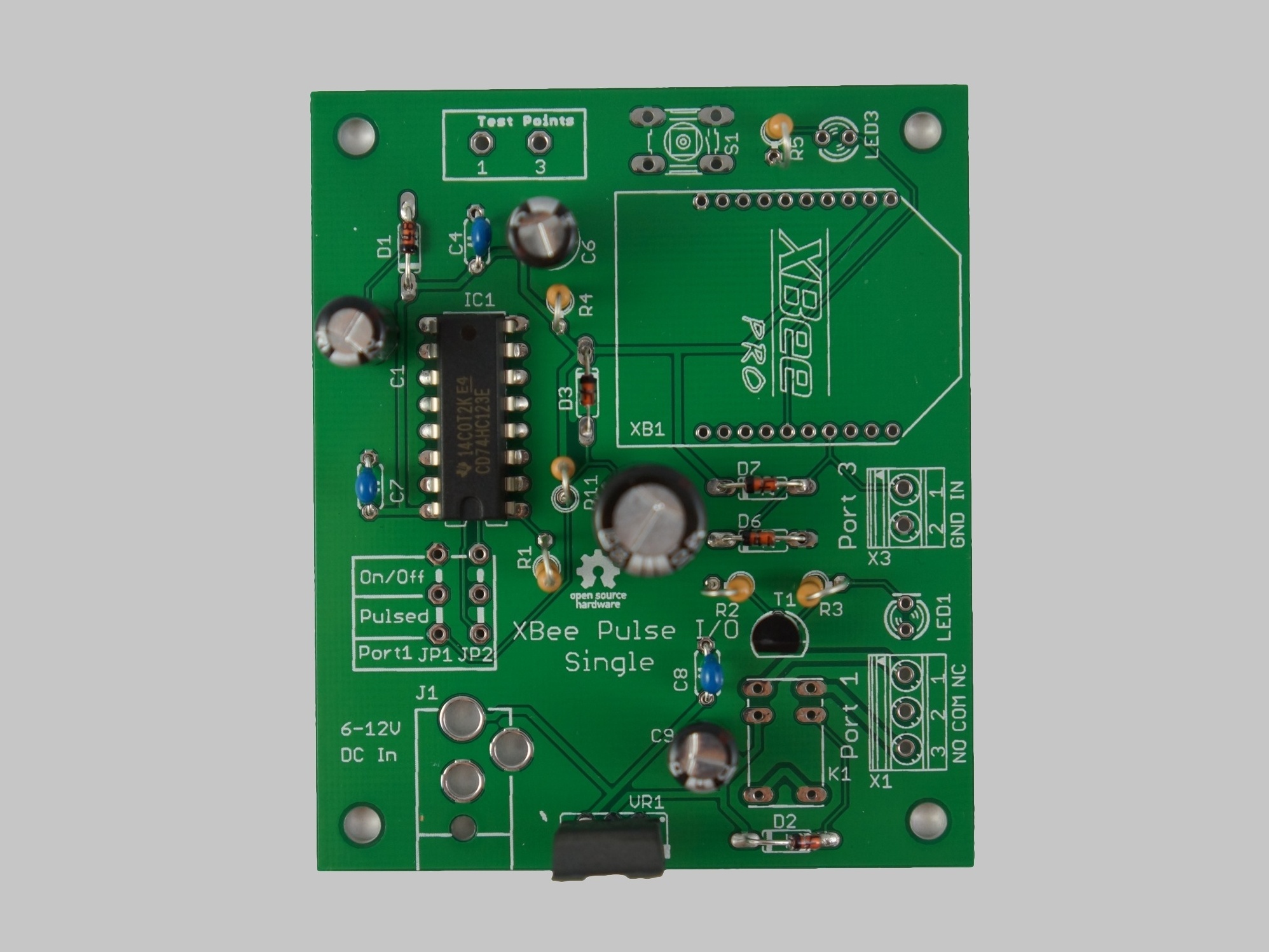 XBee Pulse I/O Single Port Assembly&nbsp;Instructions