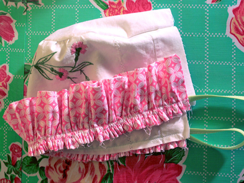 Bonnet from Vintage&nbsp;Linens