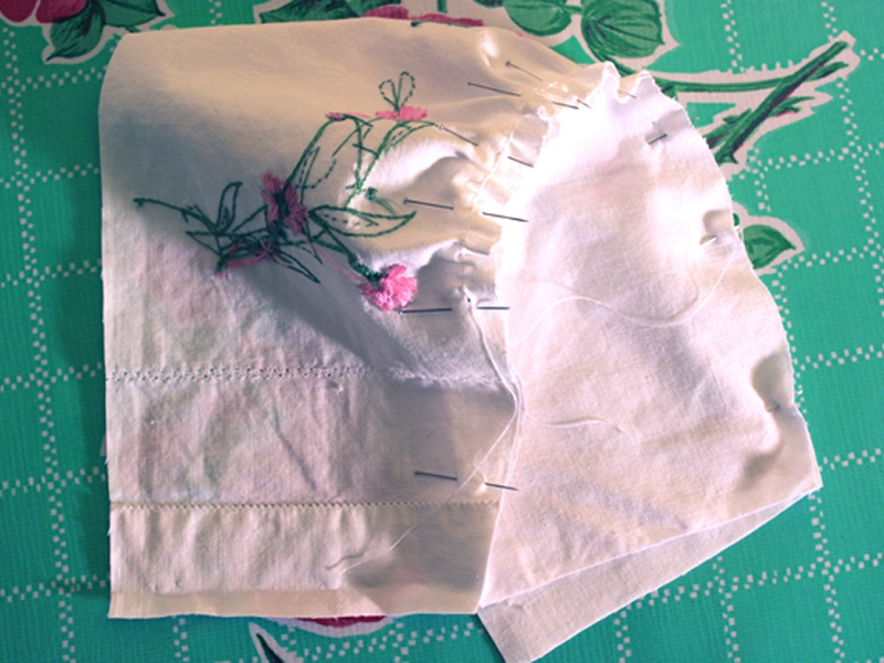 Bonnet from Vintage&nbsp;Linens