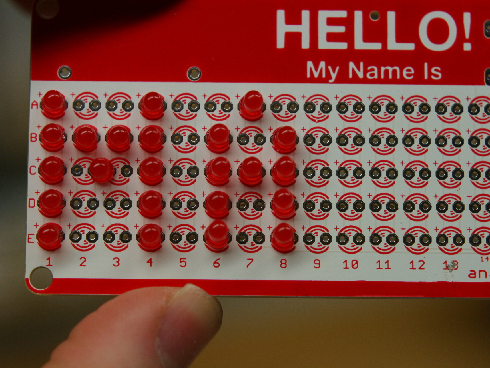 LED “Hello! My Name Is” Name Tag&nbsp;Kit